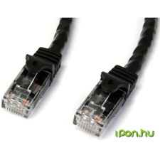 Startech UTP CAT6 Összekötő Fekete 15m N6PATC15MBK kábel és adapter