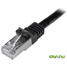 Startech UTP CAT6 Összekötő Fekete 5m N6SPAT5MBK kábel és adapter