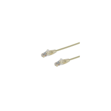 Startech UTP CAT6 Slim Patch kábel 2.5m Szürke kábel és adapter