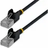 Startech UTP CAT6A Összekötő Fekete 80cm N6APATSTP34BKS80CM
