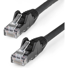 Startech UTP Összekötő Fekete 5m N6PATC5MBK kábel és adapter