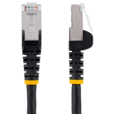 Startech UTP Összekötő Fekete 5m NLBK-5M-CAT6A-PATCH kábel és adapter