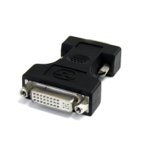 Startech VGA apa - DVI-I anya adapter - Fekete kábel és adapter