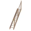 StarWood Treppen StarWood 3000 tölgyfa lépcső fa-rozsdamentes acél korlát Basic FSC®