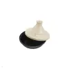 Staub 405093940 Tajine Öntöttvas kerek Sütőedény Ø20cm 0,6L - Bézs/Fekete