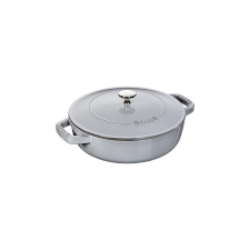 Staub deep braising pan with lid - 24 cm, Graphite edény