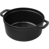 Staub La Cocotte 20cm Sütőedény kerek - Fekete