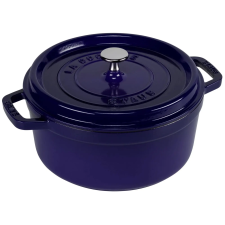 Staub La Cocotte 24cm Sütőedény kerek - Sötétkék edény
