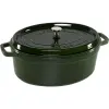 Staub La Cocotte 31cm Sütőedény ovális - Zöld