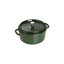 Staub Round Cast Iron Casserole - 3.8 ltr, Green edény