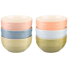 Staub Set of 6 bowls 14 cm, multicolor edény