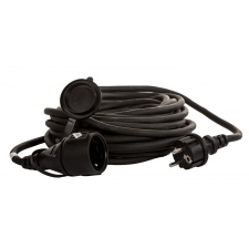 Steck Védőérintkezős KÜLTÉRI lengőhosszabbító, ZÁRÓFEDÉLLEL, 20m- 3X1.5mm2 hosszabbító, elosztó