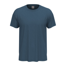 STEDMAN Classic, unisex rövid ujjú környakas póló, Denim Blue-L férfi póló