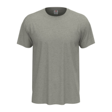 STEDMAN Classic, unisex rövid ujjú környakas póló, Grey Heather-S