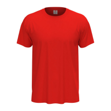 STEDMAN Classic, unisex rövid ujjú környakas póló, Scarlet Red-M