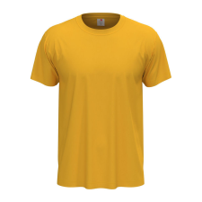 STEDMAN Classic, unisex rövid ujjú környakas póló, Sunflower Yellow-XL férfi póló
