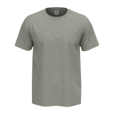 STEDMAN Comfort, körkötött rövid ujjú férfi póló, Grey Heather-M férfi póló
