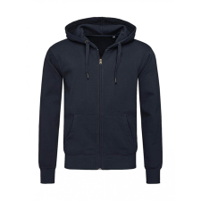 STEDMAN Férfi hosszú ujjú pulóver Stedman Sweat Jacket Select M, Blue Midnight férfi pulóver, kardigán