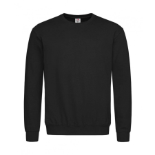 STEDMAN Férfi hosszú ujjú pulóver Stedman Unisex Sweatshirt Classic 3XL, Opál fekete férfi pulóver, kardigán