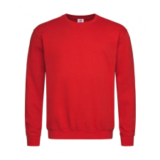 STEDMAN Férfi hosszú ujjú pulóver Stedman Unisex Sweatshirt Classic M, Piros férfi pulóver, kardigán