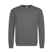 STEDMAN Férfi hosszú ujjú pulóver Stedman Unisex Sweatshirt Classic S, Igazi szürke férfi pulóver, kardigán