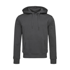 STEDMAN Férfi kapucnis hosszú ujjú pulóver Stedman Unisex Sweat Hoodie Select XS, Palaszürke férfi pulóver, kardigán