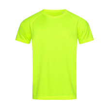 STEDMAN Férfi rövid ujjú póló Stedman Active 140 Raglan Men 2XL, Cyber sárga férfi póló