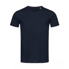 STEDMAN Férfi rövid ujjú póló Stedman Ben Crew Neck S, Marina kék férfi póló