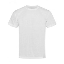 STEDMAN Férfi rövid ujjú póló Stedman Cotton Touch 2XL, Fehér férfi póló