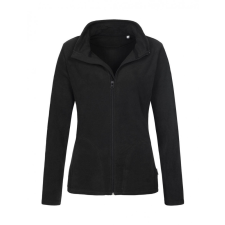 STEDMAN Női hosszú ujjú polár Stedman Fleece Jacket Women 2XL, Opál fekete női dzseki, kabát