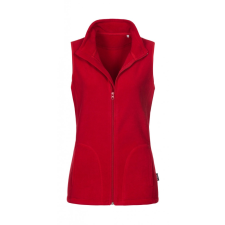 STEDMAN Női ujjatlan mellény Stedman Fleece Vest Women L, Piros női mellény