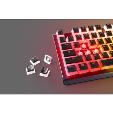 SteelSeries PrismCAPS Universal Double Shot PBT Keycaps Black UK billentyűzet