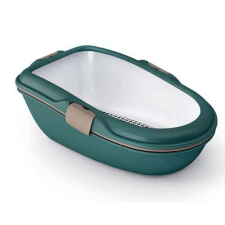STEFANPLAST Furba Chic MAXI macska WC szitával sötétzöld 69,5x47x26cm macskatoalett