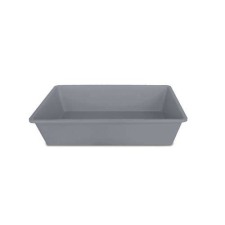 STEFANPLAST macska alomtál (a keret nem része az alomtálnak) 50x35x12cm szürke macskatoalett