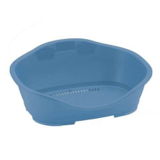  STEFANPLAST Sleeper 1 57x42x24cm kék műanyag kutyafekvő szállítóbox, fekhely kutyáknak