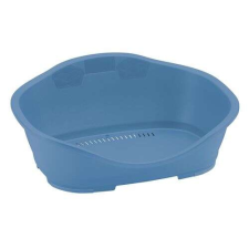 STEFANPLAST Sleeper 6 118x80x40cm kék műanyag kutyafekvő szállítóbox, fekhely kutyáknak