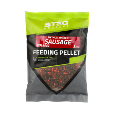 Stég Feeding Pellet 2mm Sausage 800g bojli, aroma