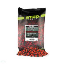 Stég Pellett Mix 800g 5mm Eper-Halibut bojli, aroma