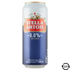 STELLA ARTOIS SÖR DOBOZOS 0% DRS 500ML sör