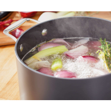 Stellar Stellar-kemény eloxált edény, alumínium, 33,5x24x20 cm, fekete/ezüst edény