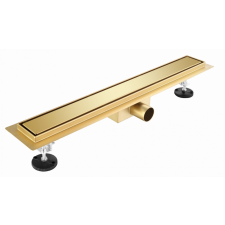 Stellman zuhanylefolyó 80cm zuhanytálcához arany rozsdamentes acél fürdőszoba kiegészítő