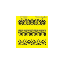  Stencil, sorminta dekorációs kellék