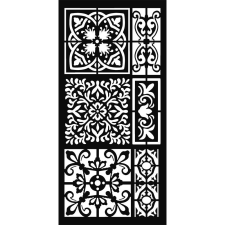  Stencil TD méret 12x25 cm/ 0,5 mm - Csempeminta dekorációs kellék