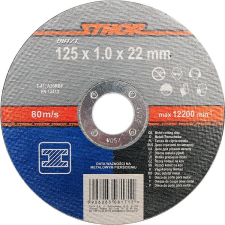 STHOR fémtárcsa 125 x 22 x 1,0 mm csiszolókorong és vágókorong