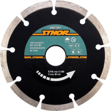 STHOR gyémánt kerék 125x7,0x2,0x22,2mm szegmentált csiszolókorong és vágókorong