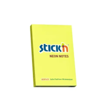 Stick'n Öntapadó jegyzettömb STICK'N 76x51mm sárga 100 lap jegyzettömb