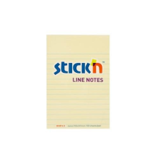 Stick'n Öntapadó jegyzettömb STICK`N 150x101mm vonalazott sárga 100 lap jegyzettömb