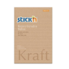Stick'n Öntapadó jegyzettömb STICK`N Kraft notes 150x101mm újrahasznosított natúr barna 100 lap