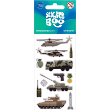 STICKERBOO Katonai 3 Matrica 6 x 12 cm 534610 (STK NAK262) kreatív és készségfejlesztő