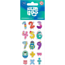 STICKERBOO Számok 3 Matrica 6 x 12 cm 534611 (STK NAK263) kreatív és készségfejlesztő
